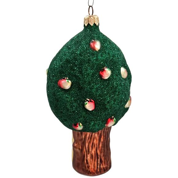 Patricia Breen Apple Tree Boy Glittered Tree Red Shirt Summer Christmas Ornament - Picture 9 of 12